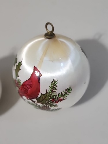 8 Ornamenti Natalizi Vintage Raso Cardinale, Chris Mouse, Amicizia Inizio Inverno - Foto 8 di 16
