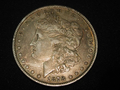 1878 U.S Morgan Silver Dollar Extra Fine