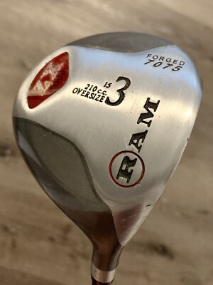 RAM ZX Tour Forged 7075 Oversize 3-Wood Fairway RH 210cc Graphite