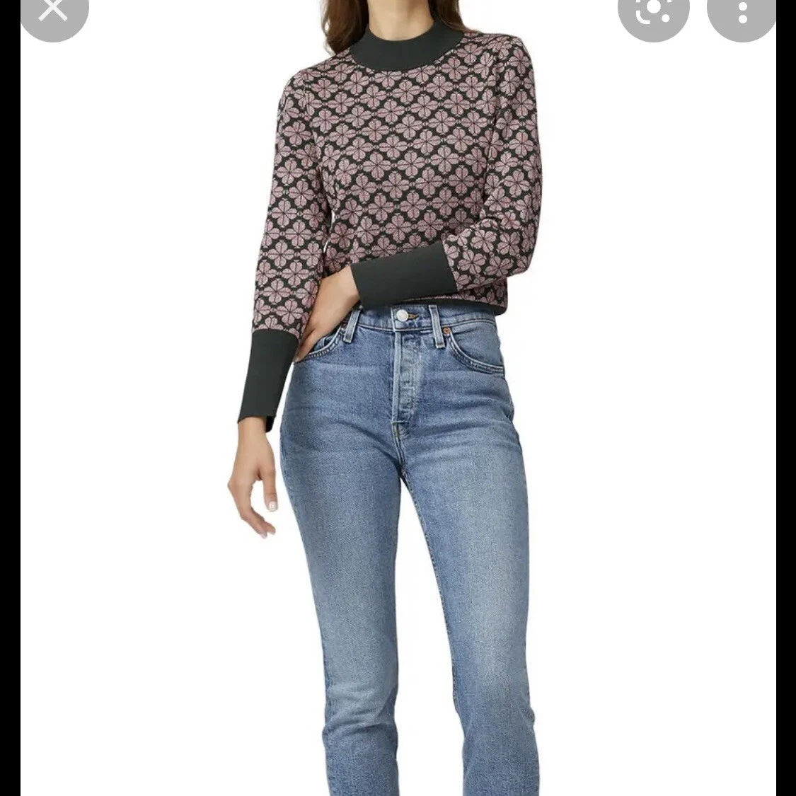 Kate spade top flower sweater