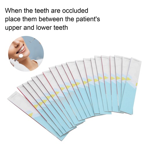 (red) Dental Articulating Paper Bite Strips Oral Teeth Care Dentist - Picture 15 of 22