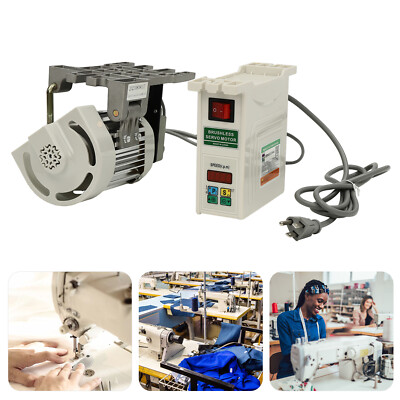 600W Energy Saving Brushless Mute Servo Motor Kit For Industrial Sewing Machine