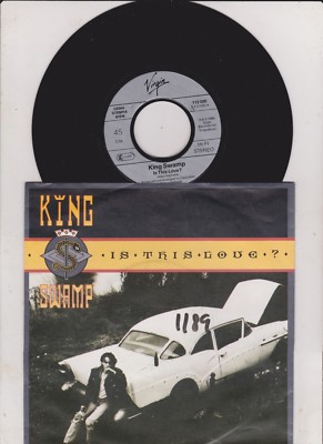 KING SWAMP - IS THIS LOVE? 7'' SINGLE ( Vinyl near mint )