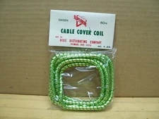 Vintage NOS Green Cable Wrap Coil Cover Minibike Bicycle Chopper Motorcycle