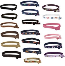 Myself Belts Easy Fasten Kids Boy Girl Leather or Fabric Belt