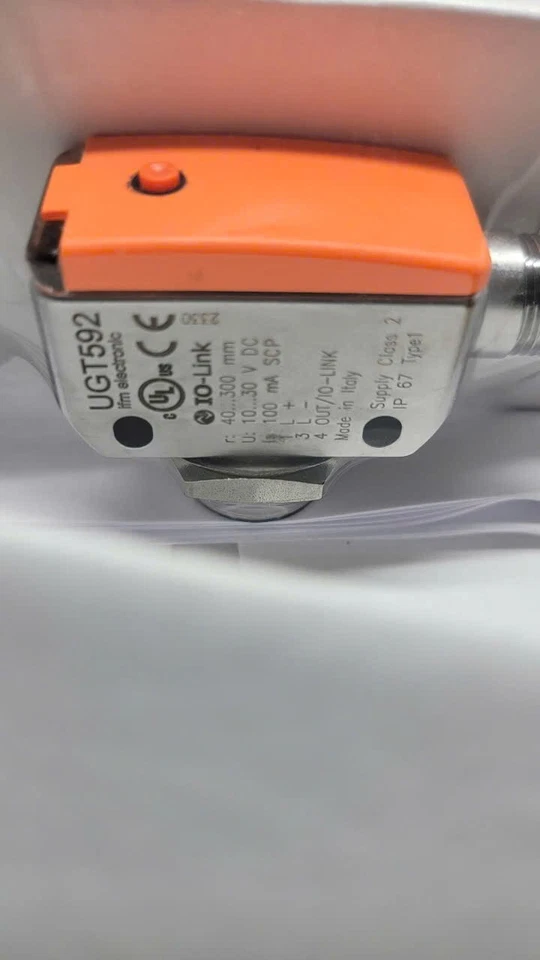 Sensor Ultrassônico IFM UGT592, UGQ00300EOKG/IO-Link/EUA, Preço para 1EA - Imagem 2 de 4