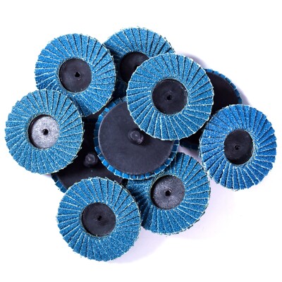 SATC 20PCS 2'' (50mm) Zirconia Flap Sanding Discs Wheel for Iron Rust Removal 80#