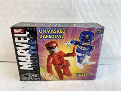 BNIB MARVEL MINIMATES SERIE UNMASKED DAREDEVIL & BULLSEYE SPIELFIGUREN SET