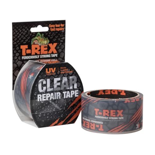 T-REX Ferociously Strong Repair Tape, Sticks to Wet Surfaces, All Weather and 