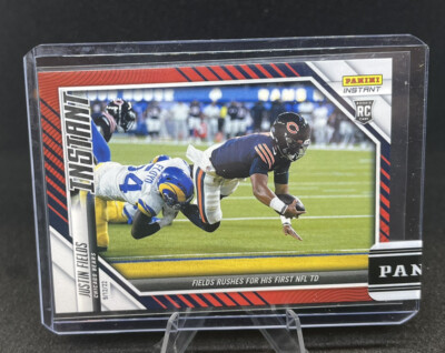 2021 NFL Panini Instant Bears Justin Fields Exclusive RC Rookie SP 34/99 ERROR