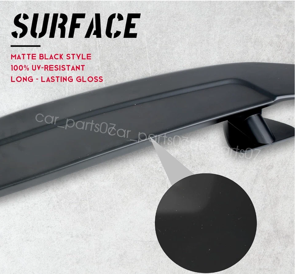 Matte Black 46'' Rear Trunk Spoiler Racing Wing For Subaru Legacy 2010-2023 Foto 3 de 4