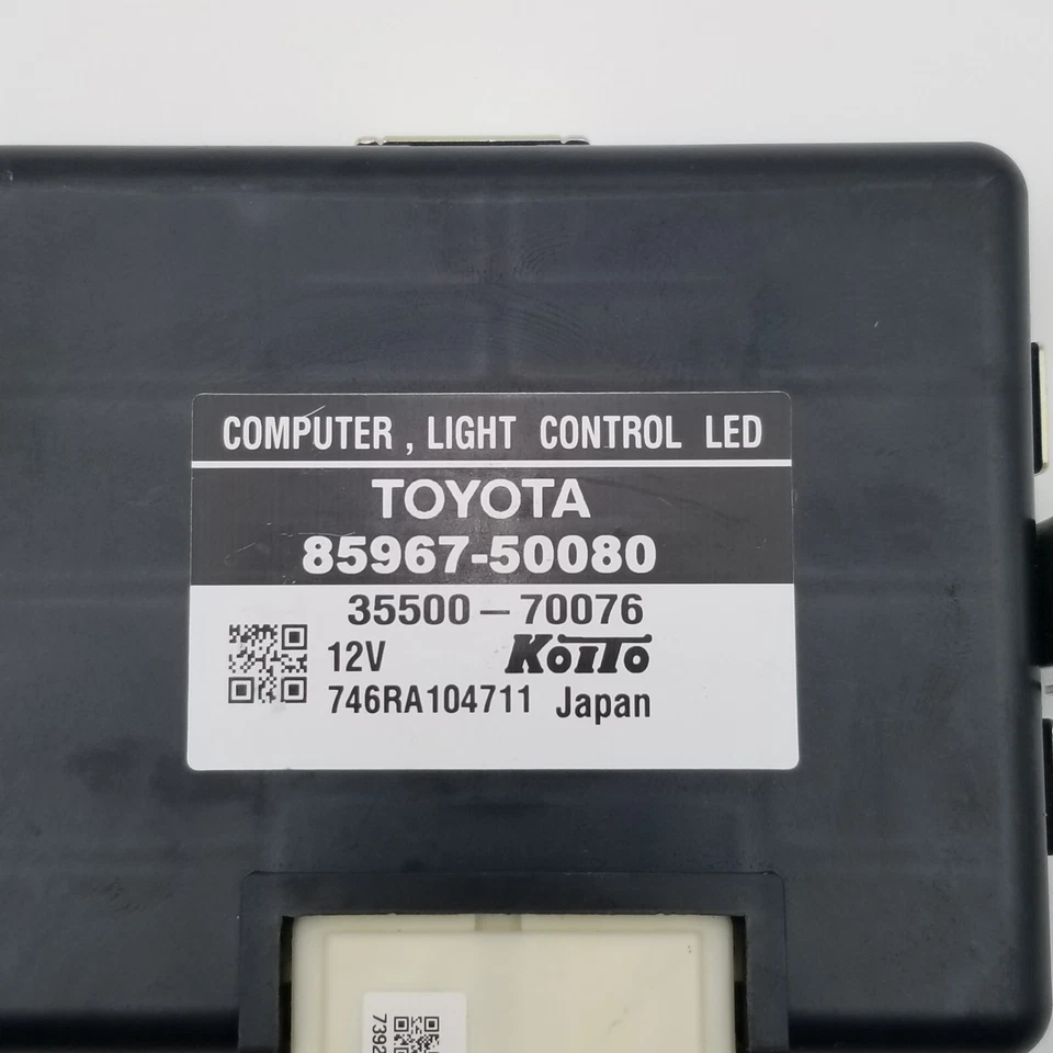 2013 2014 LEXUS LS460 LS460L HEADLAMP COMPUTER MODULE OEM 85967-50080 - Image 4 of 4