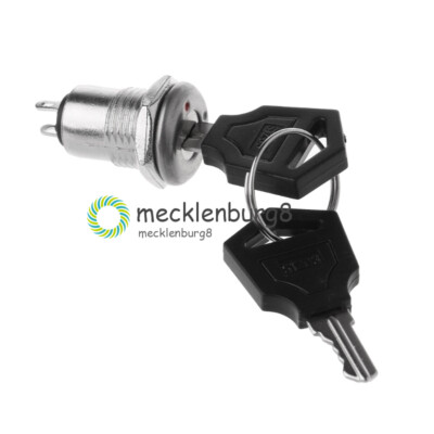 2Stks S1203 Phone Lock Security Power Locks Electronic Key Switch Key Lock+Keys