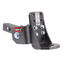 Gen-Y Hitch Glyder Torsion Flex Ball Mount Bolt-On 2" Shank Receiver 6" Drop 7K