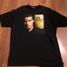 2000 - DON HENLEY "Inside Job" Concert Tour XL T-Shirt THE EAGLES. Lack 2 Side