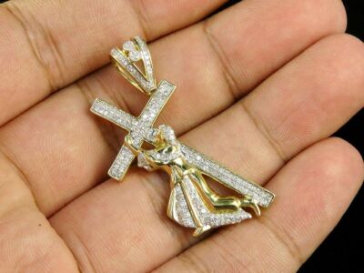 Jesus Christ Carrying Cross Pendant | eBay