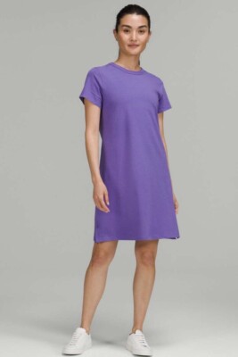 ルルレモンCotton-Blend T-Shirt Dress Classic-Fit Cotton-Blend T-Shirt Dress | lululemon TH