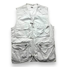 Vintage Banana Republic Cargo Vest Safari Travel Hunt Hike Fish Photo Mens Large