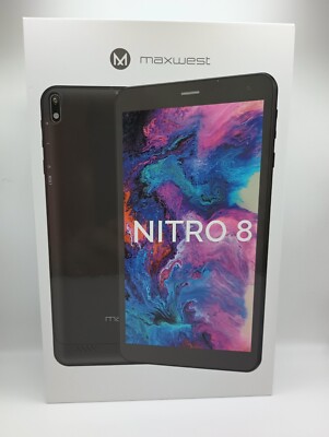Maxwest Nitro 8 32GB MXN81ww WiFi LTE Tablet Bundle NEW