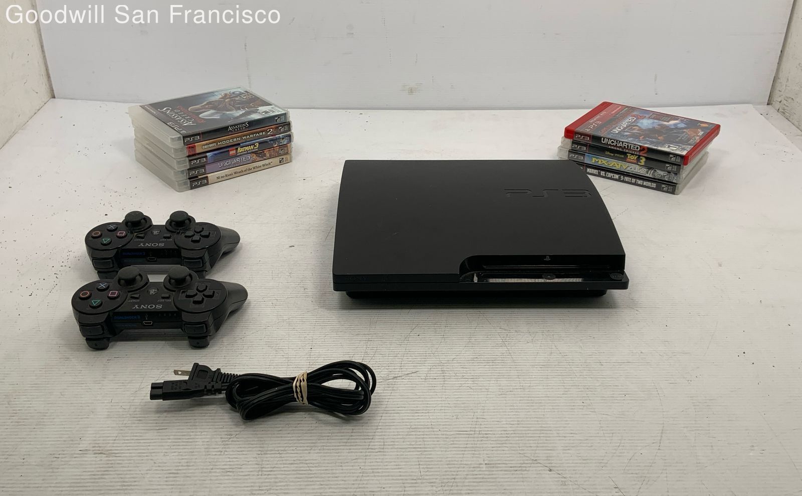 Sony PlayStation 3 CECH3001B 300GB Video Game Home Console With 10 Games eBay
