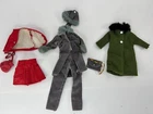 Vintage 70s Hong Kong Barbie & Clone & Handmade Jacket Outfit And Purse Lot 8 Pc