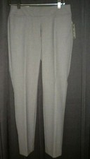 NWT THE LIMITED WOMEN'S GREY SIZE 2 SKINNY, SLACKS/PANTS, FRONT ZIPPER, FAKE POC