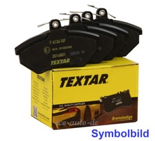 TEXTAR Bremsbeläge Hinten für RENAULT TALISMAN