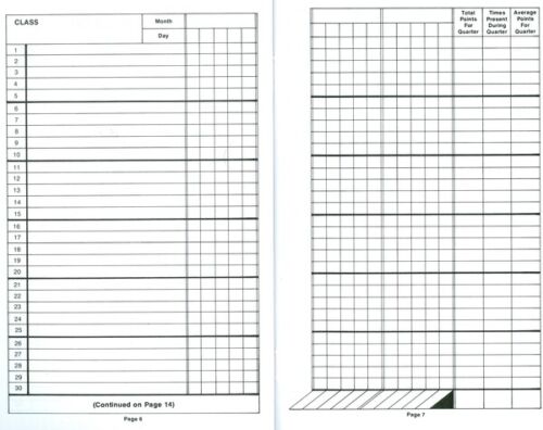 International Star Annual Class Book No. 3-Sunday school attendance record book - Picture 2 of 2