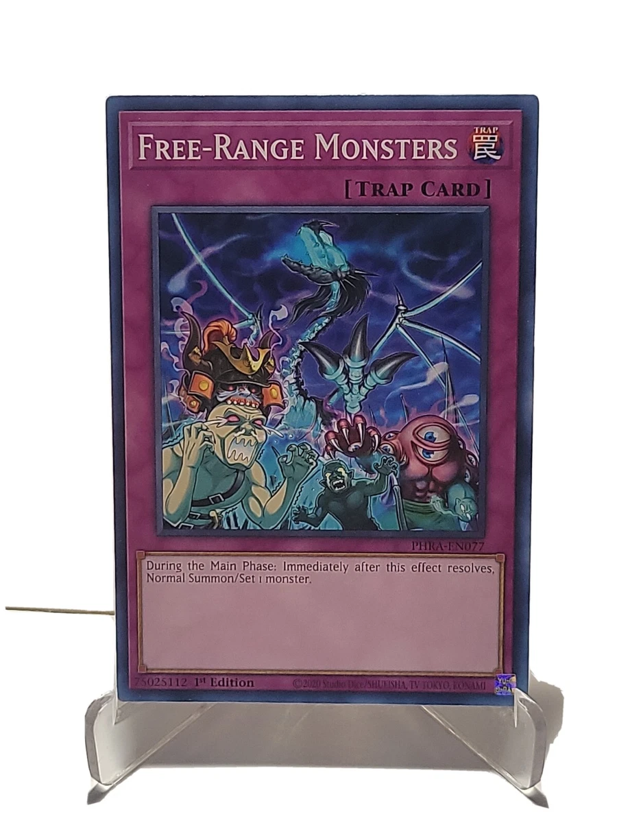 Free-Range Monsters PHRA-EN077 Yugioh Phantom Rage 1st Edition New