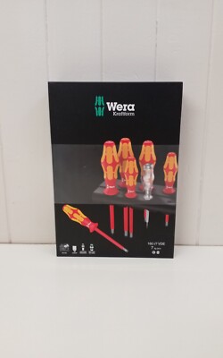 Wera Tools Elektro-Schraubendreher-Set 160 i/7 VDE mit Stromkreistester & Ständer
