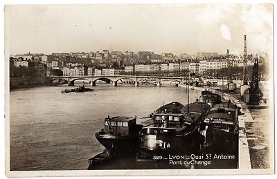 CPSM PF 69 - LYON (Rhone) - 529. Quai Saint-Antoine. Wechselbrücke