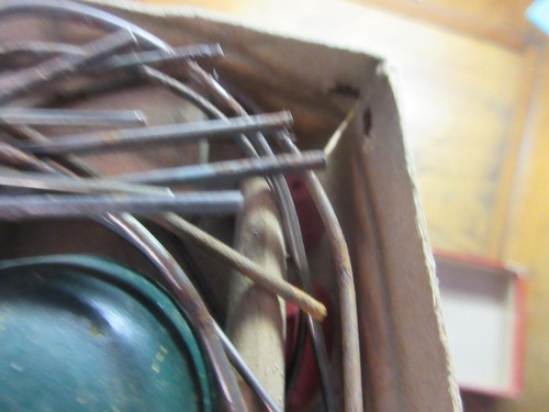 Early 1900s Table Croquet Game MILTON BRADLEY fabulous colors ORIGINAL BOX - Picture 8 of 10