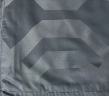 Hotel Collection Modern Hexagon Euro Sham 26x26 Geometric !00% Cotton Blue