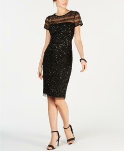 illusion cocktail dress