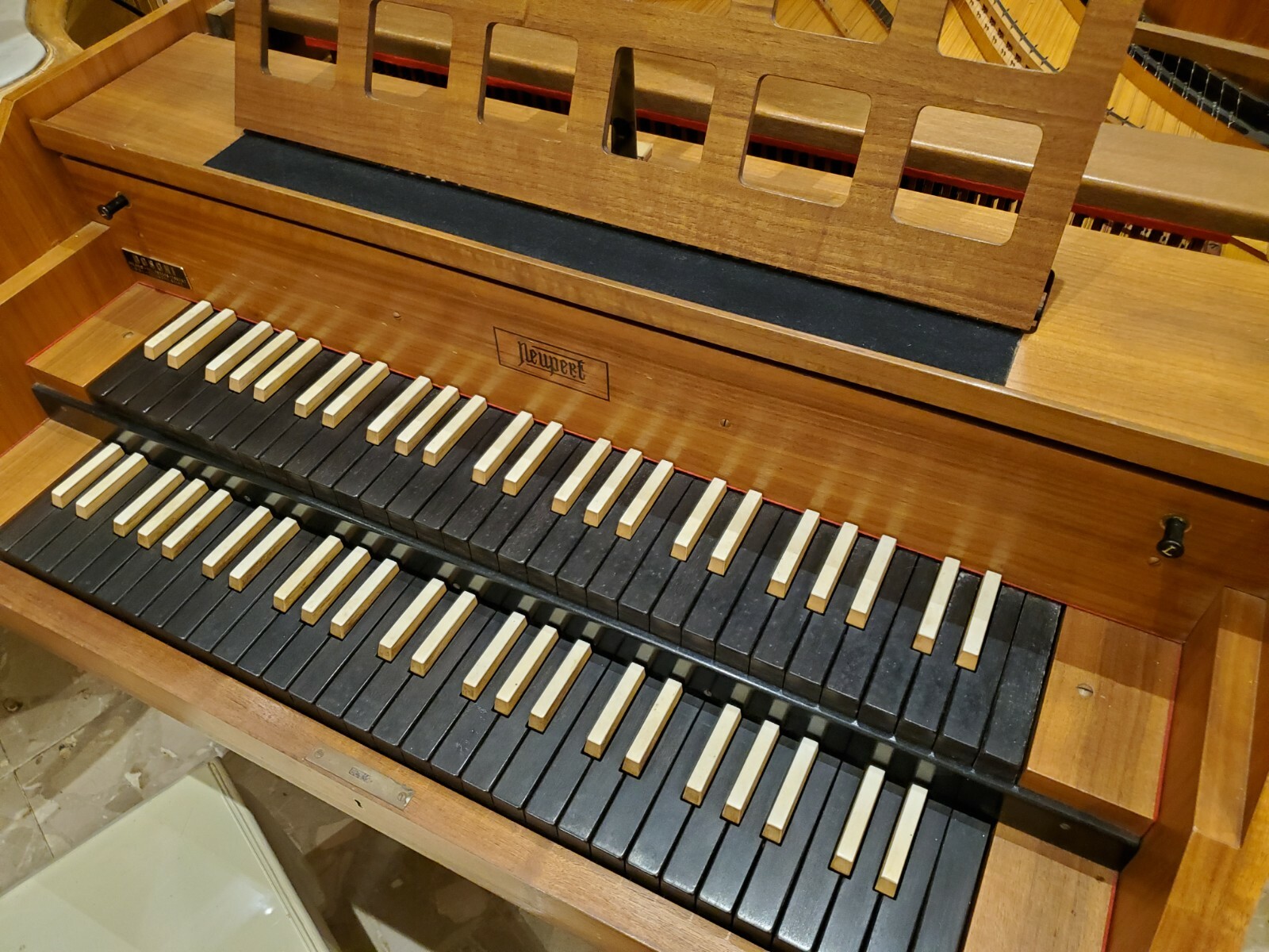 Neupert Double Keyboard Harpsichord eBay