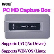 HD Game Capture Live Streaming Box HDMI USB 3.0 UVC Video Record Windows/Mac