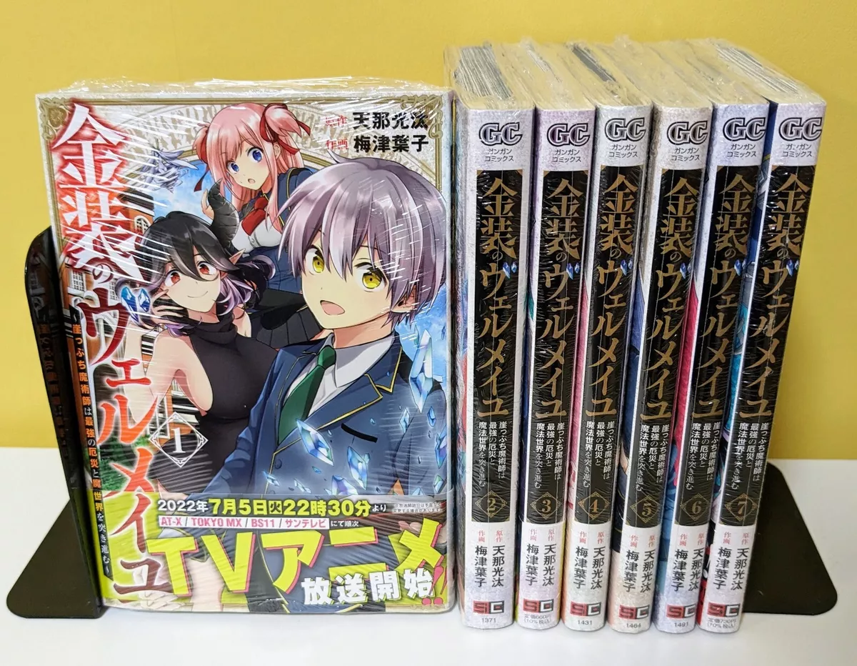 Kinsou no Vermeil Vermeil in Gold Vol.1-7 Manga Japanese Version Anime  Comic