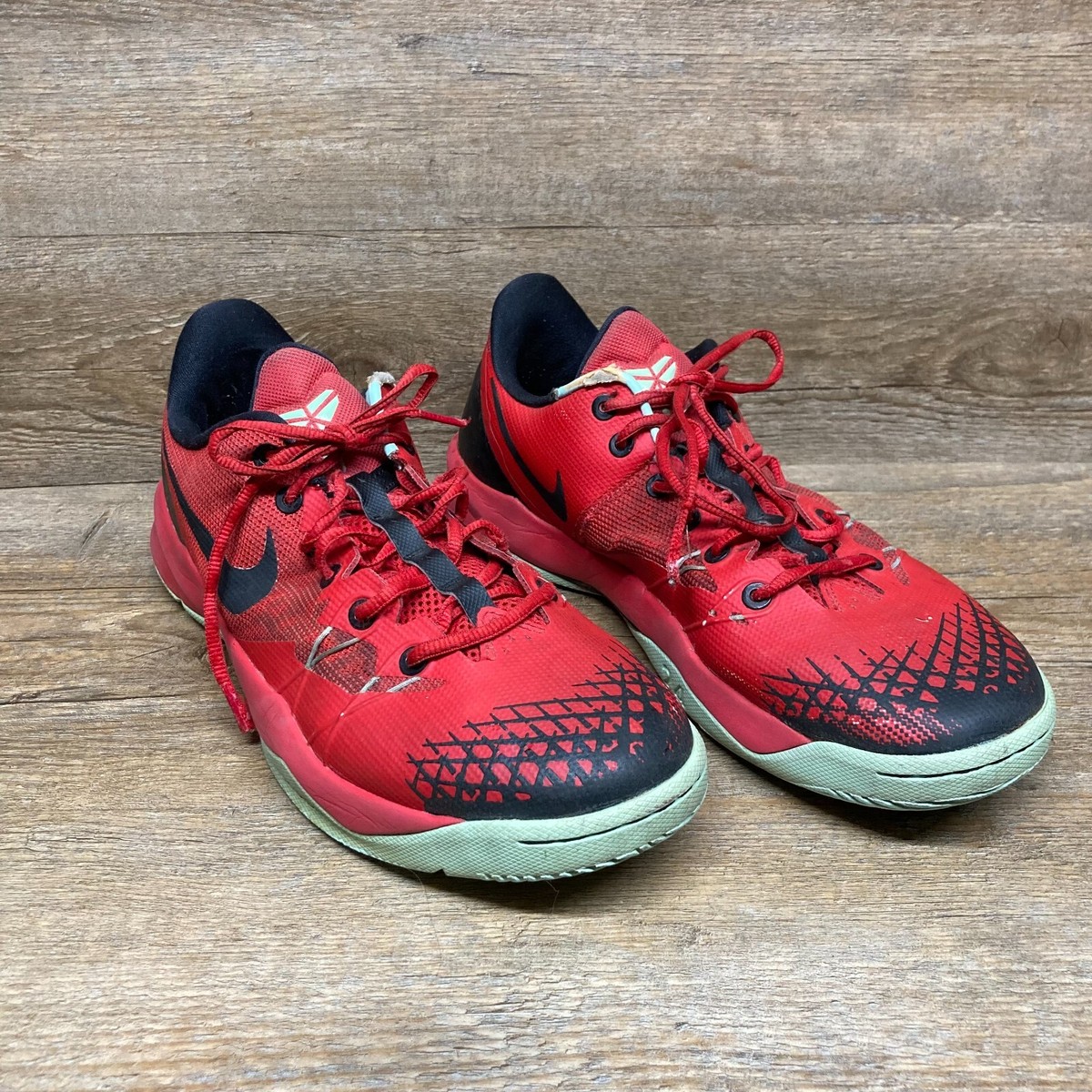 Mens Nike Air Zoom Kobe Venomenon 4 University 635578-603 Red Black Green 9 eyJidWNrZXQiOiAid2hhdG5vdC1pbW  main image 4