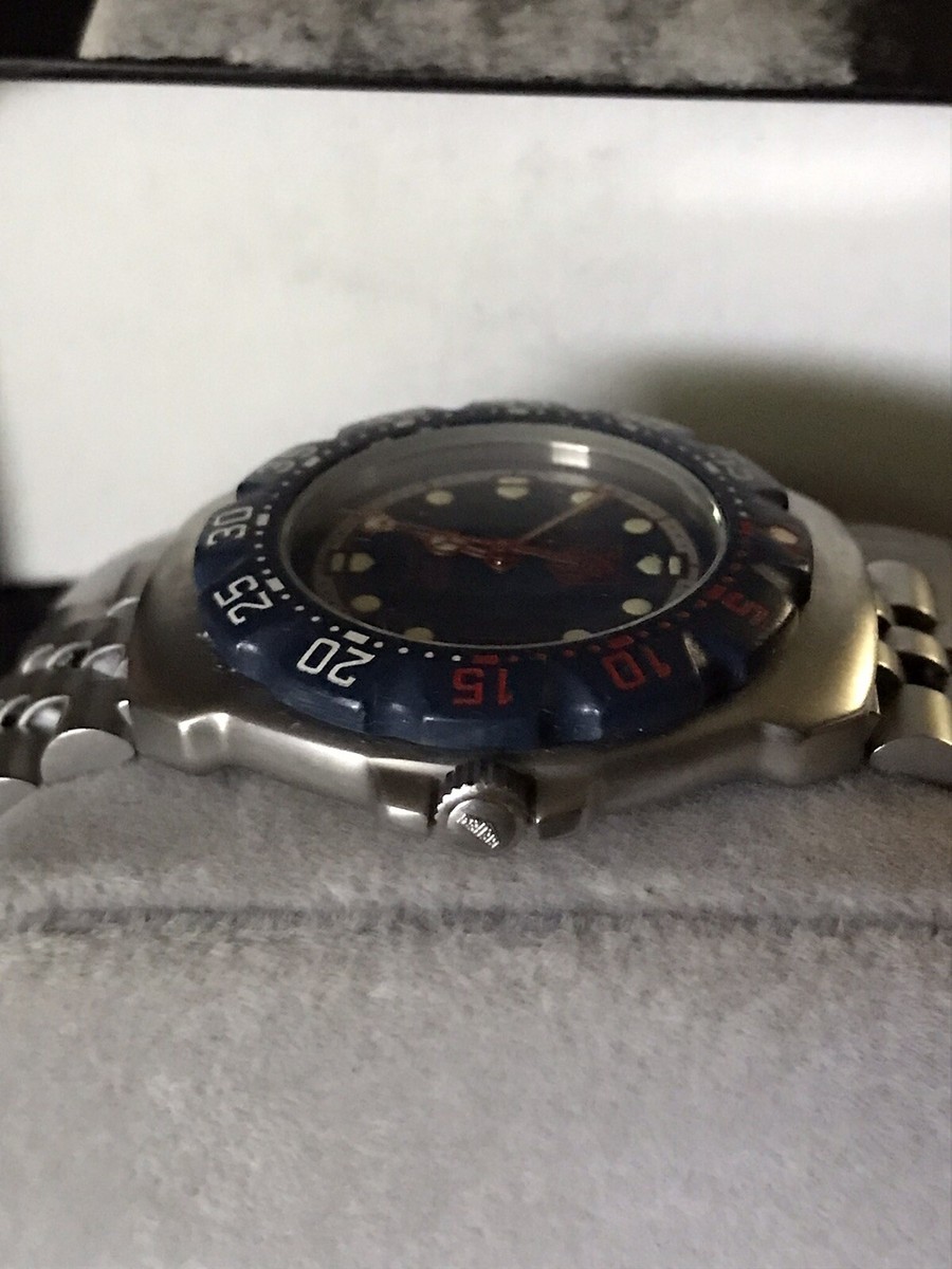 【美品】値下げTAG HEUER フォーミュラー1 ネイビー　プロ　ヴィンテージ Vintage TAG Heuer Mid-Size Formula 1 Blue-Bezel Quartz Watch