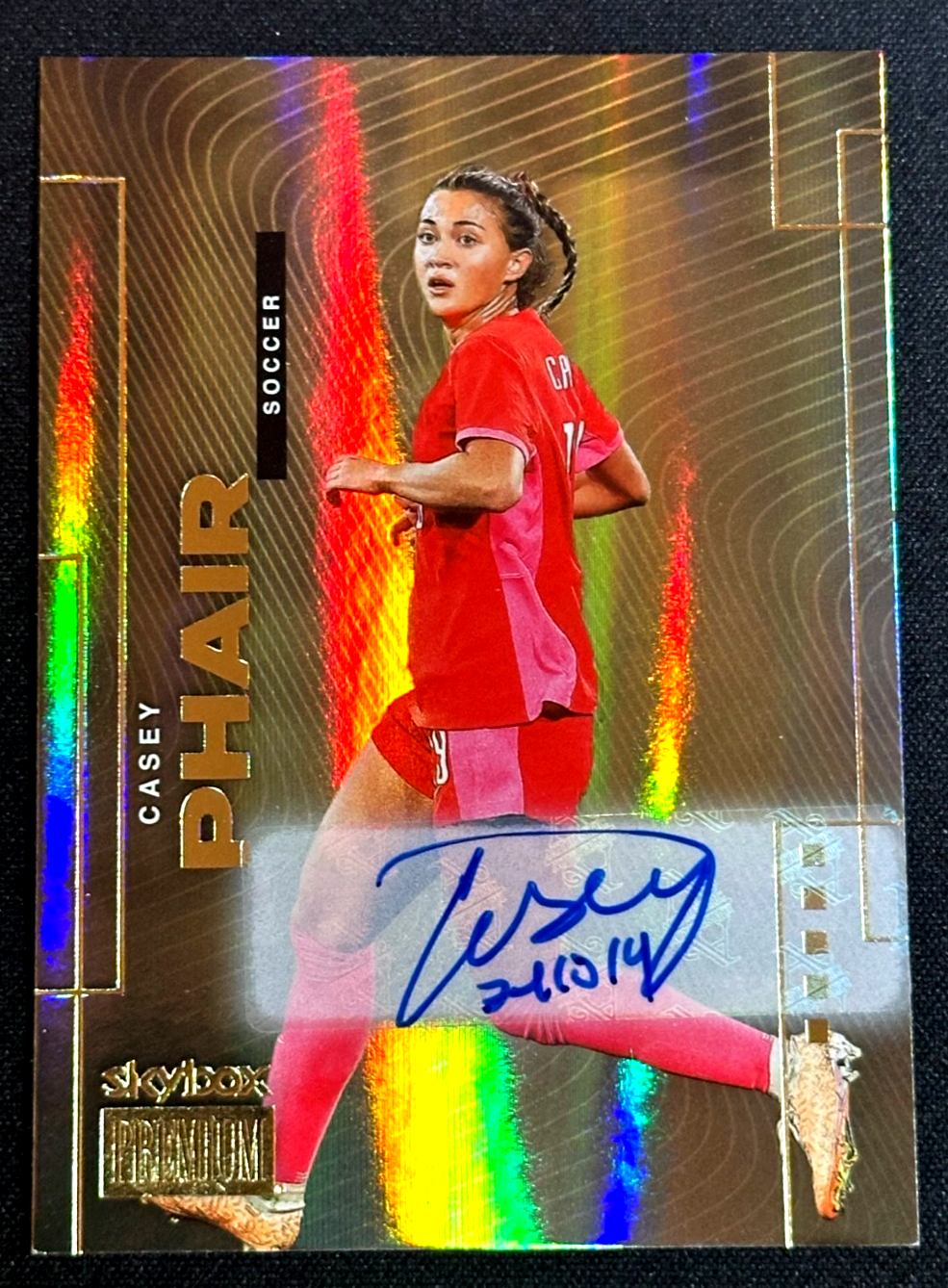 2024 Metal Universe Casey Phair Gold Auto SP -S-32