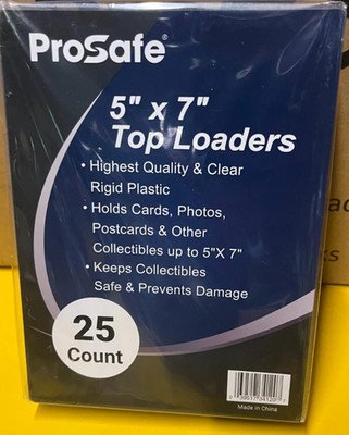 25 5x7 Ultra Premium Pro SAFE Hard Rigid Top loaders Photo Toploaders New Sealed