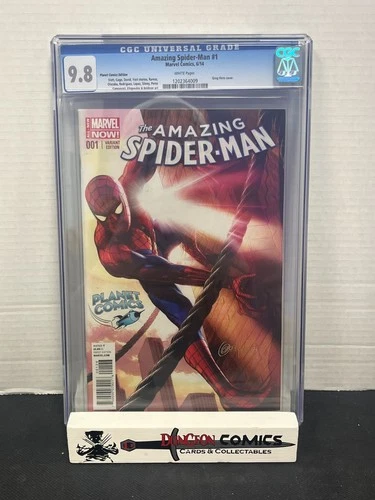 Amazing Spider-Man Vol 3 # 1 Planet Comics Variant Cover CGC 9.8 2014 [GC33]