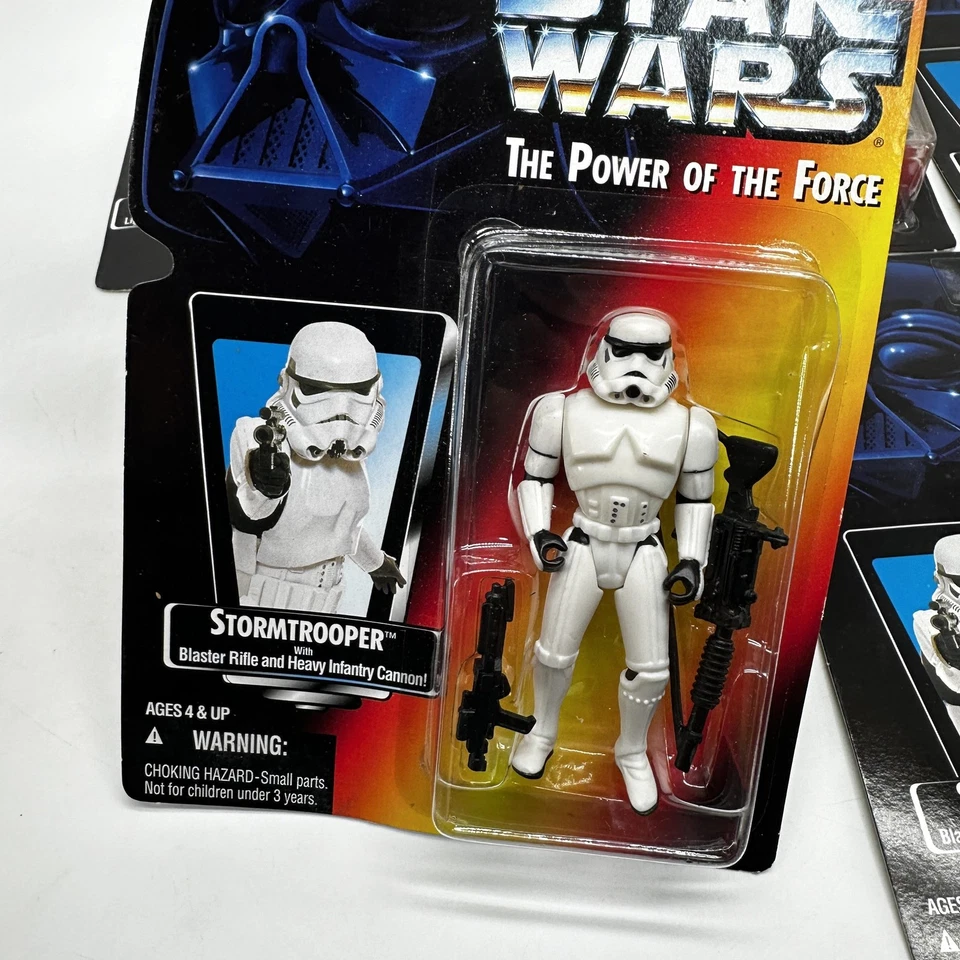 Lote de 5 figuras Kenner POTF Star Wars de colección Darth Vader Boba Fett Stormtrooper Foto 2 de 4