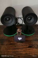 Razer Nommo Chroma 2.0 Gaming Speakers Black - Excellent Condition - AC Adapter