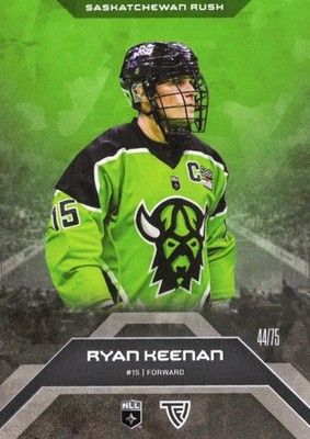 2025 TFL National Lacrosse League NLL Home Floor Card - Ryan Keenan 44/75