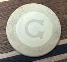 VINTAGE CLAY CASINO NCV casino gaming poker chip