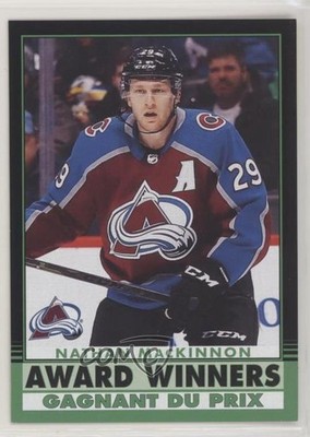 2020 Upper Deck O-Pee-Chee Retro Update Award Winners Black Nathan MacKinnon 0q5