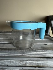 Little Tikes Vintage Blue Rimmed Coffee Pot-1992 Party Kitchen