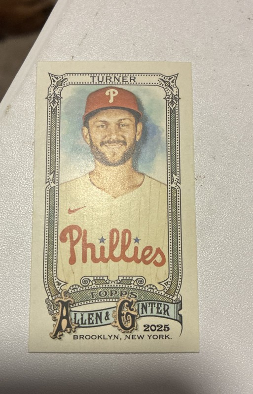 2025 Topps Allen & Ginter - Trea Turner #141 Mini A&G Back