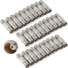 Connector Pack 30Pcs BNC Female To Female Straight Coupler Adapter CCTV Camera
